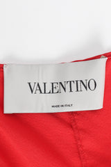 Valentino Rose Velvet Silk Panel Dress label @ Recess Los Angeles