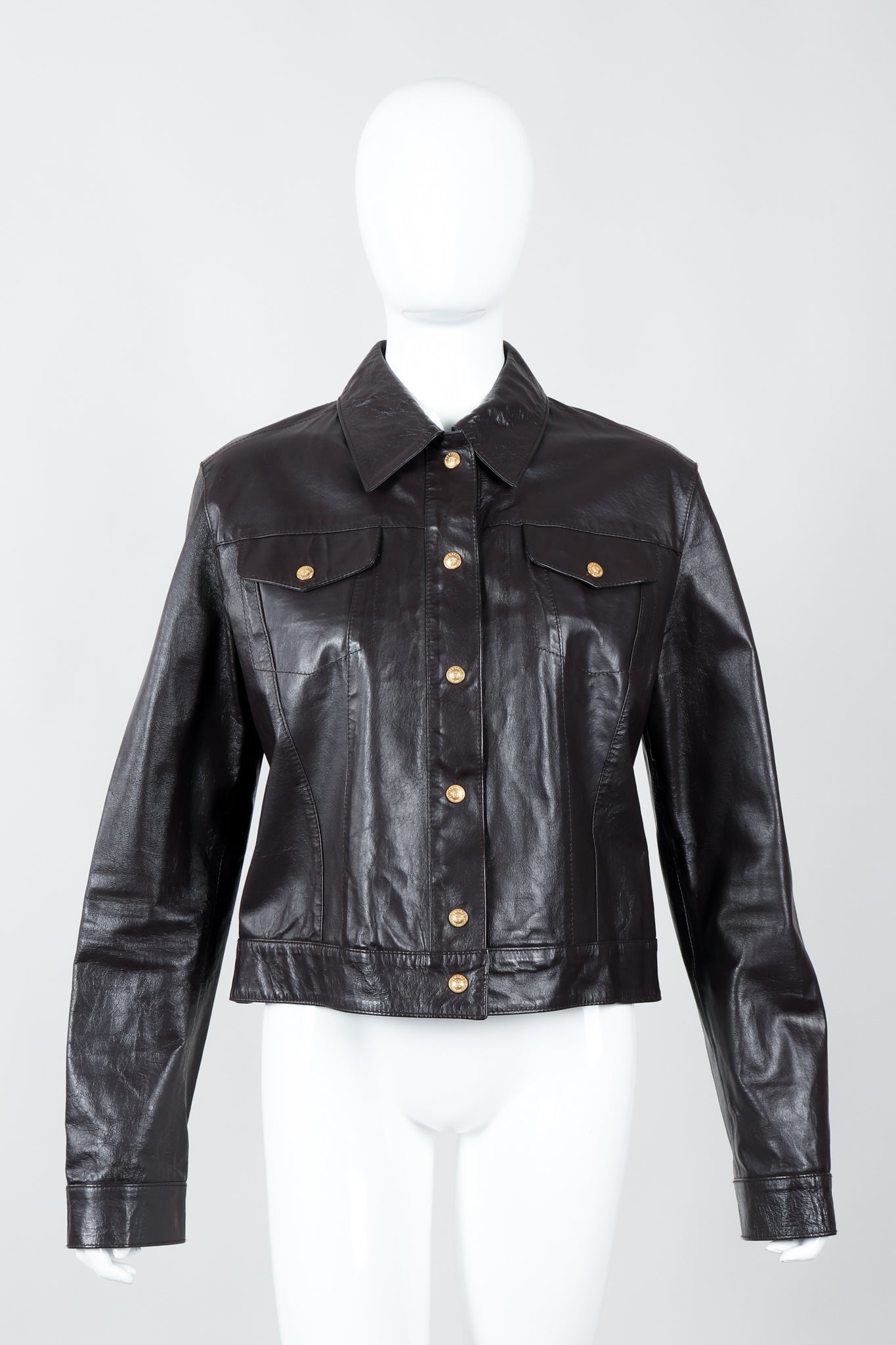 Dark Chocolate Leather Jacket