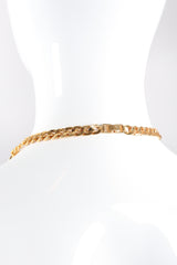 Recess Los Angeles Vintage Gianni Versace Medusa Gold Coin Collar Necklace