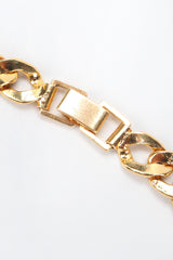 Recess Los Angeles Vintage Gianni Versace Medusa Gold Coin Collar Necklace