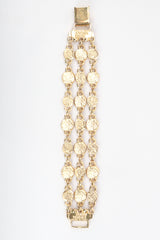 Recess Designer Consignment Vintage Gianni Versace Medusa 3-Strand Bracelet Los Angeles Resale Recycled