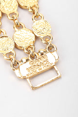Recess Designer Consignment Vintage Gianni Versace Medusa 3-Strand Bracelet Los Angeles Resale Recycled