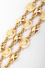 Recess Designer Consignment Vintage Gianni Versace Medusa 3-Strand Bracelet Los Angeles Resale Recycled