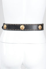 Recess Los Angeles Vintage Versus Versace Jaguar Studded Leather Belt