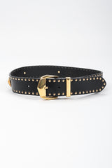 Recess Los Angeles Vintage Versus Versace Jaguar Studded Leather Belt