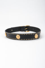 Recess Los Angeles Vintage Versus Versace Jaguar Studded Leather Belt