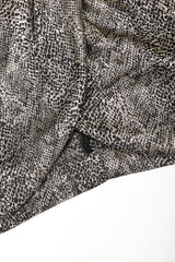 Recess Designer Consignment Vintage Vicky Tiel Metallic Gold Snake Lamé Choker Sweetheart Cutout Dress Los Angeles Resale