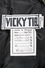 Recess Designer Consignment Vintage Vicky Tiel Metallic Gold Snake Lamé Choker Sweetheart Cutout Dress Los Angeles Resale