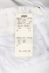 Recess Designer Consignment Vintage Vicky Tiel Sweetheart Dotted Bubble Hem Cocktail Dress Los Angeles Resale Recycled