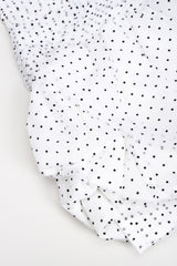 Recess Designer Consignment Vintage Vicky Tiel Sweetheart Dotted Bubble Hem Cocktail Dress Los Angeles Resale Recycled