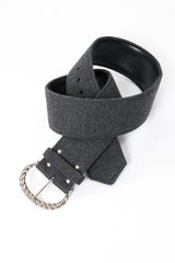 Vintage Victor Costa Tulip Dress & Fur Wrap Set belt at Recess LA