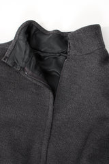 Vintage Victor Costa Tulip Dress & Fur Wrap Set back neck hooks at Recess LA