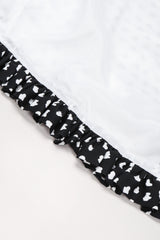 Recess Los Angeles Vintage Victor Costa Positive/Negative Splatter Dot Love Lemons Dress Set