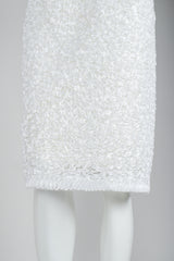 Victor Costa White Ribbon Lace Skirt Front on Mannequin at Recess