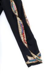 Victoria Royal sequin midi dress sleeve fabric detail @recessla