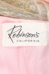 Recess Los Angeles Designer Consignment Vintage Victoria Royal Beaded Mandala Bateau Sheer Shift Dress