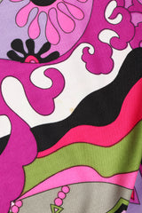 Recess Los Angeles Vintage Victoria Royal Psychedelic Pucci Inspired Wide Leg Jumpsuit