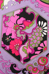 Recess Los Angeles Vintage Victoria Royal Psychedelic Pucci Inspired Wide Leg Jumpsuit