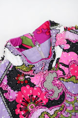 Recess Los Angeles Vintage Victoria Royal Psychedelic Pucci Inspired Wide Leg Jumpsuit