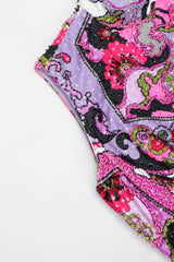 Recess Los Angeles Vintage Victoria Royal Psychedelic Pucci Inspired Wide Leg Jumpsuit