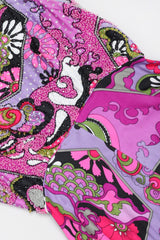 Recess Los Angeles Vintage Victoria Royal Psychedelic Pucci Inspired Wide Leg Jumpsuit