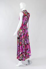 Recess Los Angeles Vintage Victoria Royal Psychedelic Pucci Inspired Wide Leg Jumpsuit