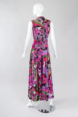 Recess Los Angeles Vintage Victoria Royal Psychedelic Pucci Inspired Wide Leg Jumpsuit