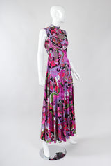 Recess Los Angeles Vintage Victoria Royal Psychedelic Pucci Inspired Wide Leg Jumpsuit