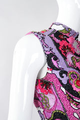 Recess Los Angeles Vintage Victoria Royal Psychedelic Pucci Inspired Wide Leg Jumpsuit