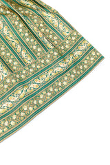 Vintage metallic skirt hem @recessla