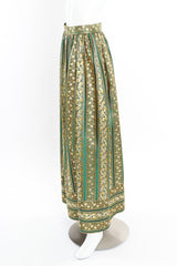 Vintage metallic skirt mannequin side full @recessla