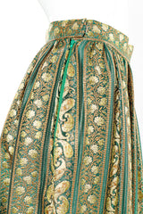 Vintage metallic skirt on mannequin side close @recessla