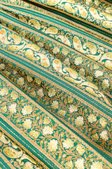 Vintage metallic skirt fabric close @recessla