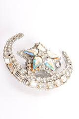 Vintage Thelma Deutsch Asymmetrical Crystal Moon & Star Earrings at Recess Los Angeles