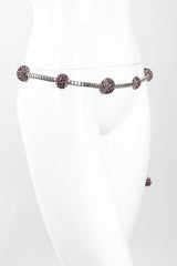 Recess Los Angeles Vintage Vitanuova Rhinestone Ball Chain Orbit Belt