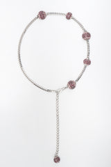 Recess Los Angeles Vintage Vitanuova Rhinestone Ball Chain Orbit Belt