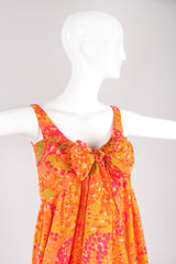 Recess Los Angeles Vintage Vogue Couturier 60s Mod Dot Print Harem Jumpsuit