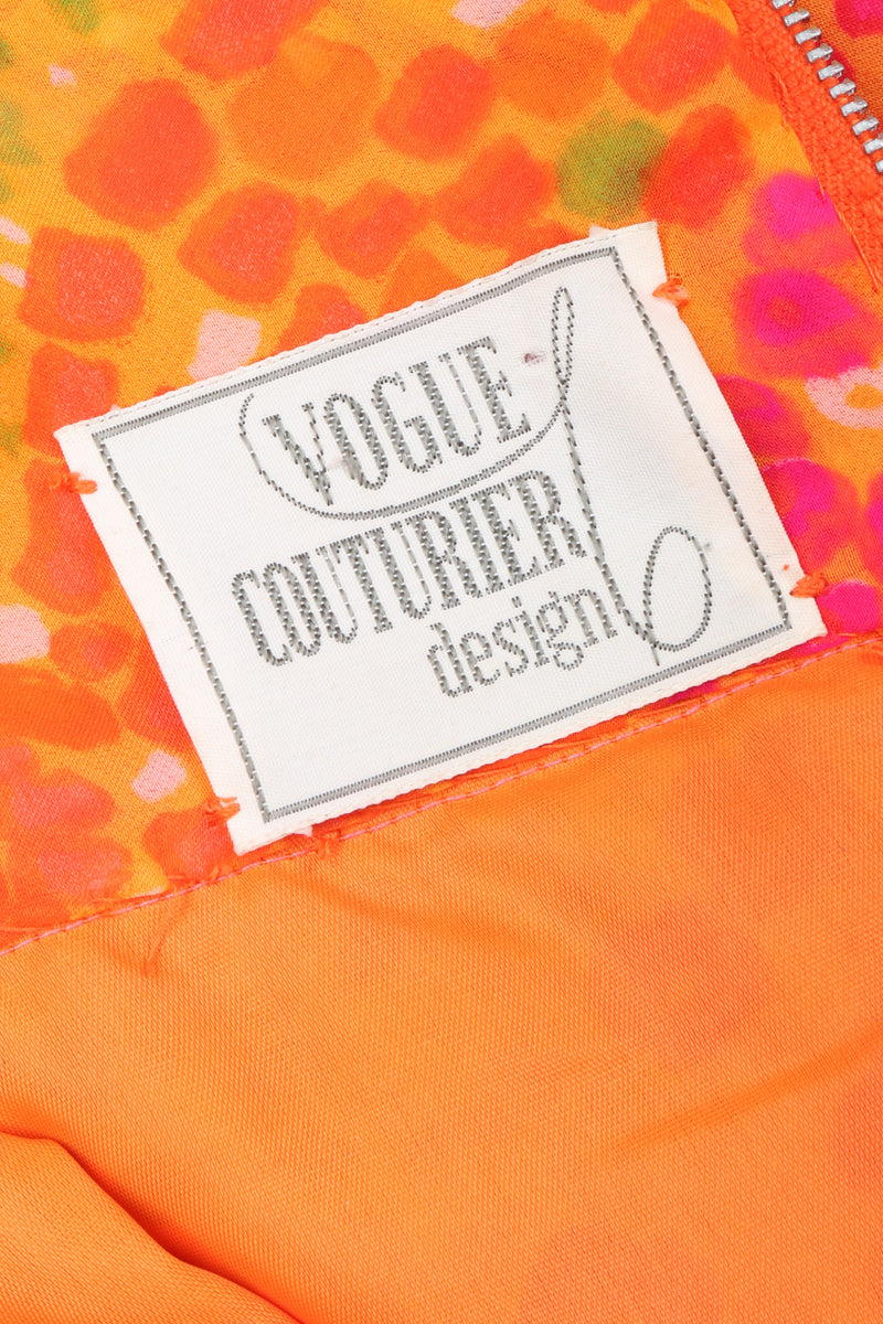 Recess Los Angeles Vintage Vogue Couturier 60s Mod Dot Print Harem Jumpsuit