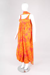 Recess Los Angeles Vintage Vogue Couturier 60s Mod Dot Print Harem Jumpsuit