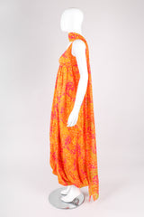 Recess Los Angeles Vintage Vogue Couturier 60s Mod Dot Print Harem Jumpsuit
