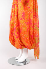 Recess Los Angeles Vintage Vogue Couturier 60s Mod Dot Print Harem Jumpsuit