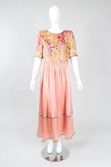 Recess Los Angeles Vintage William Pearson Velvet Burnout Bodice Dress