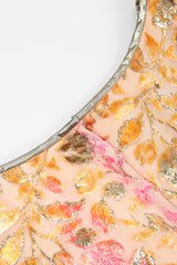 Recess Los Angeles Vintage William Pearson Velvet Burnout Bodice Dress