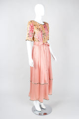 Recess Los Angeles Vintage William Pearson Velvet Burnout Bodice Dress