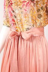 Recess Los Angeles Vintage William Pearson Velvet Burnout Bodice Dress