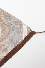 Recess Los Angeles Unsigned Vintage Mixed Metal Mesh Handkerchief Halter Top Whiting Davis