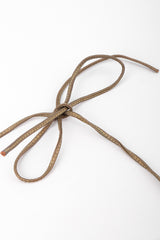 Recess Los Angeles Unsigned Vintage Mixed Metal Mesh Handkerchief Halter Top Whiting Davis