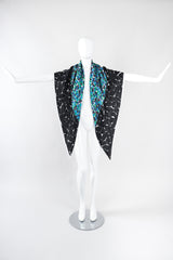 Recess Los Angeles Vintage Yves Saint Laurent YSL Oversized Floral Linen Sarong Scarf