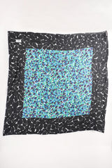 Recess Los Angeles Vintage Yves Saint Laurent YSL Oversized Floral Linen Sarong Scarf