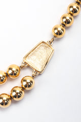 Recess Los Angeles Vintage YSL Yves Saint Laurent Enamel Moroccan Arabesque Necklace and Earring Set